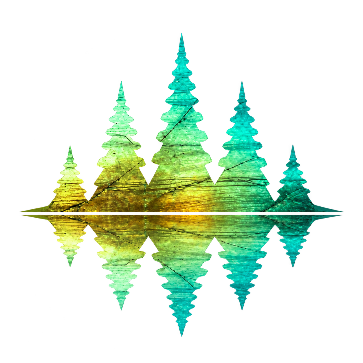 Songrove tree and reflection logo